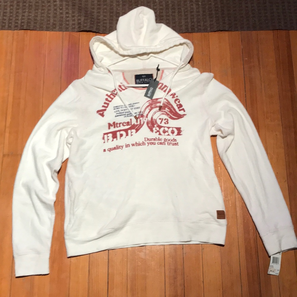 Authentic Buffalo David Bitton long sleeve hoodie